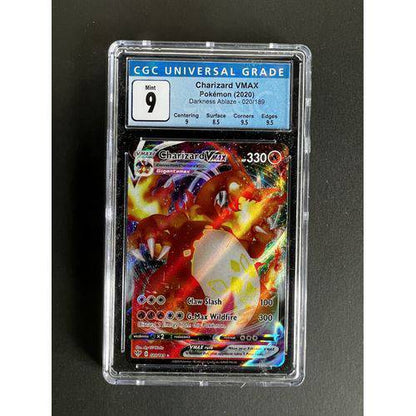 CGC9 2020 Pokemon Charizard VMAX - 020/189 - Darkness Ablaze - TCGroupAU
