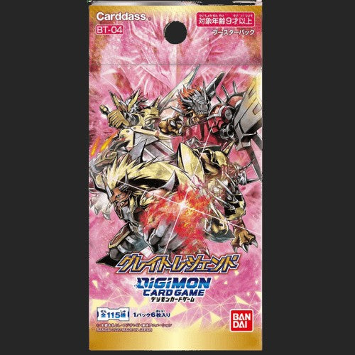 Digimon Card Game - Great Legend - Booster Box - [BT04] - Japanese - view 2 - TCGroupAU
