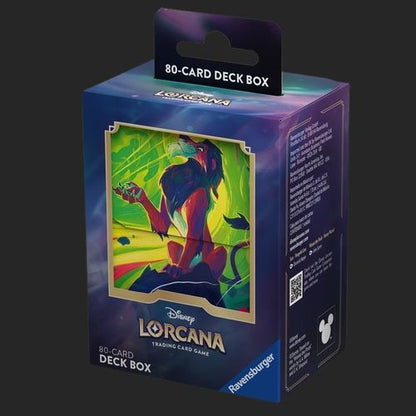 Disney Lorcana Trading Card Game - Deck Box - Winnie The Pooh, Scar - Azurite Sea - TCGroupAU