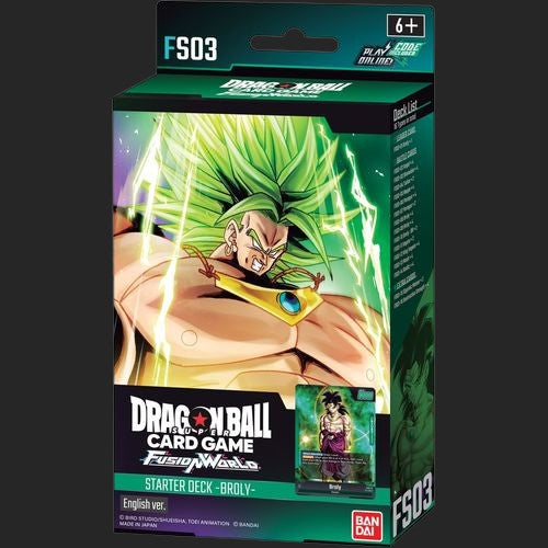 Dragon Ball Super Card Game - Fusion World - Broly [FS03] Starter Deck - TCGroupAU