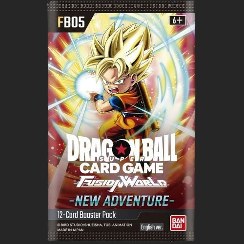 Dragon Ball Super Card Game - Fusion World - New Adventure [FB05] Booster Box x12 [Sealed Case] - view 2 - TCGroupAU