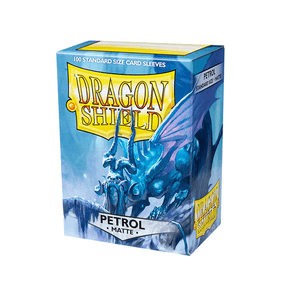 Dragon Shield - Standard Matte Petrol Sleeves - 100 pack - TCGroupAU