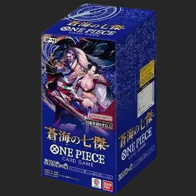 One Piece Card Game - OP-14 Booster Box – The Azure Sea's Seven - Japanese - TCGroupAU