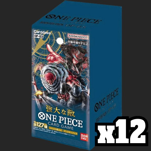 One Piece Card Game - Pillars of Strength OP-03 - [Sealed Case] x12 Booster Boxes - Japanese - TCGroupAU