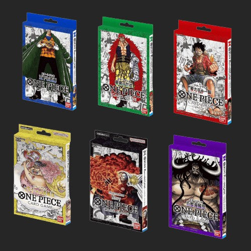 One Piece Card Game - Starter Decks - JAPANESE - BUNDLE - TCGroupAU