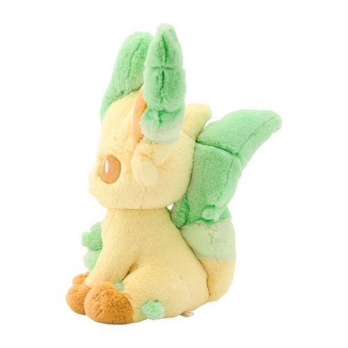 Original Fluffy Huggable Leafeon - Pokemon Centre Plush - view 2 - TCGroupAU