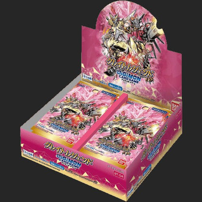 Digimon Card Game - Great Legend - Booster Box - BT04 - Japanese Booster Box