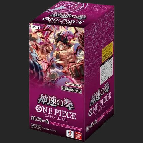 One Piece Card Game -  A Fist of Divine Speed OP-11 - Booster Box [Sealed Case] x12 - Japanese Sealed Case
