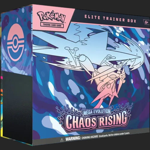 Pokémon Trading Card Game - Mega Evolution ME04 - Chaos Rising - Elite Trainer Box ETB Elite Trainer Box