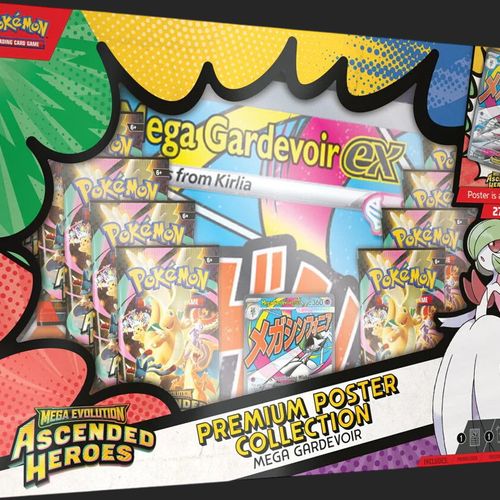Pokémon Trading Card Game - Ascended Heroes - Premium Poster Collection Mega Gardevoir ex Collection Box