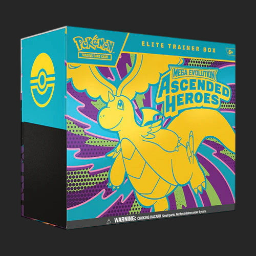 Pokémon Trading Card Game - Mega Evolution - Ascended Heroes - Elite Trainer Box ETB Elite Trainer Box