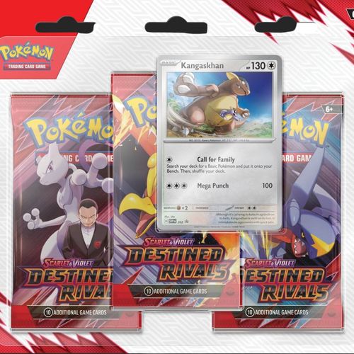 Pokémon Trading Card Game - Scarlet & Violet - Destined Rivals - Three Booster Blister Blister Pack