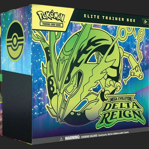 Pokémon Trading Card Game - Mega Evolution ME06 - Delta Reign - Elite Trainer Box ETB - English – Front view