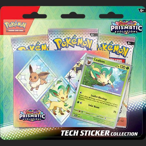 Pokémon Trading Card Game - Scarlet & Violet 8.5 - Prismatic Evolutions - Tech Sticker Collection [Assorted] Special Set
