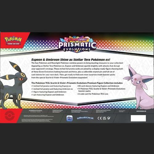 pokemon trading card game: prismatic evolutions premium figure collection Pokémon Prismatic Evolutions Premium Figure Collection