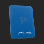 Palms Off Gaming - 4 Pocket Zip Trading Card Binder - Blue Binder