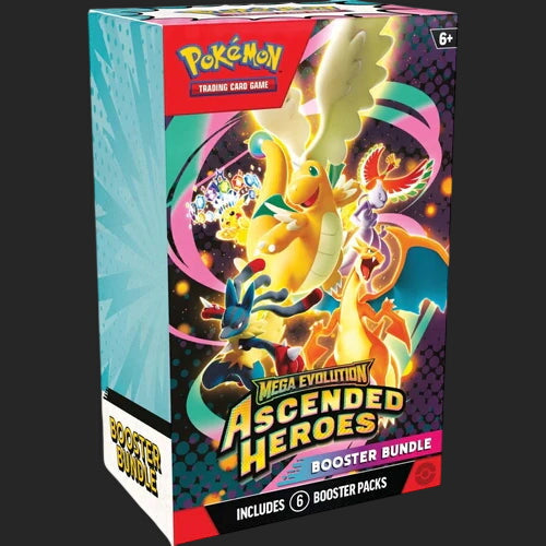 Pokémon Trading Card Game - Mega Evolution - Ascended Heroes - Booster Bundle Bundle Box