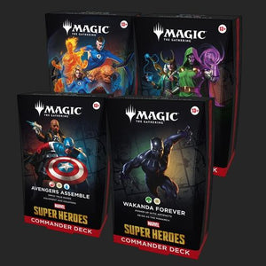 Magic The Gathering - Marvel Superheroes - Commander [Deck Set Of 4]
