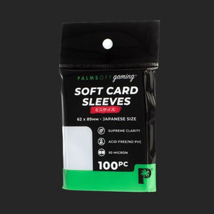 Palms Off Gaming - Soft Sleeves [Japanese Size] - 100pc Card Protector