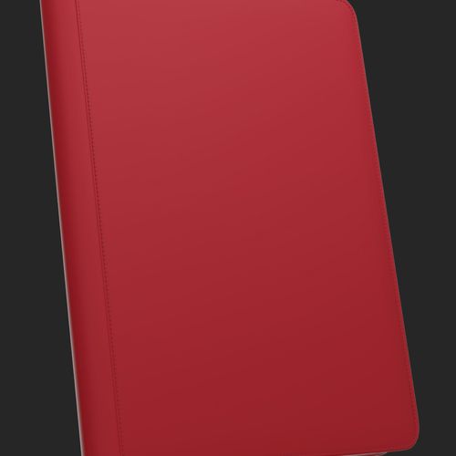 Palms Off Gaming -  Stealth 9 Pocket Zip Trading Card Binder - Red Binder