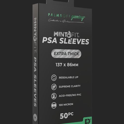Palms Off Gaming - PSA Graded Card Mint Fit Sleeves - Regular 100pc Card Protector