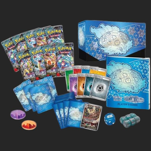 Pokémon Trading Card Game -  Scarlet & Violet 7 - Stellar Crown - Elite Trainer Box ETB Elite Trainer Box