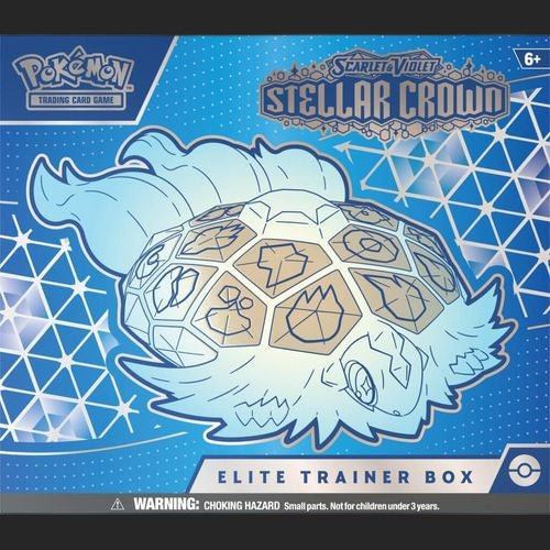 Pokémon Trading Card Game -  Scarlet & Violet 7 - Stellar Crown - Elite Trainer Box ETB Elite Trainer Box