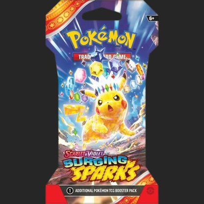 pikachu surging sparks booster box Pokemon Scarlet & Violet: Surging Sparks 3 Pack Blister