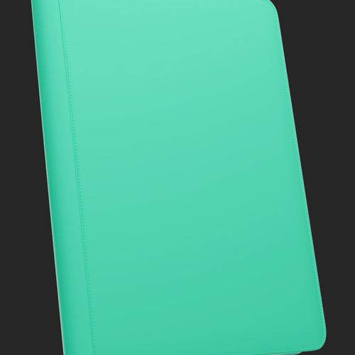 Palms Off Gaming -  Stealth 9 Pocket Zip Trading Card Binder - Turquoise Binder