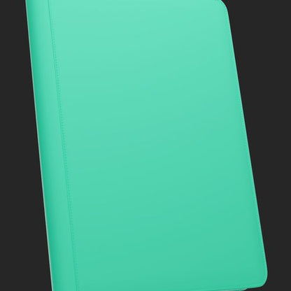 Palms Off Gaming -  Stealth 9 Pocket Zip Trading Card Binder - Turquoise Binder