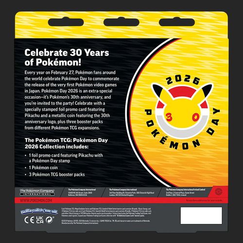Pokémon Trading Card Game - Pokémon Day 2026 Collection Collection Box