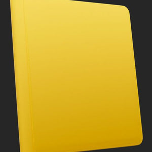Palms Off Gaming -  Stealth 12 Pocket Zip Trading Card Binder - Yellow Binder