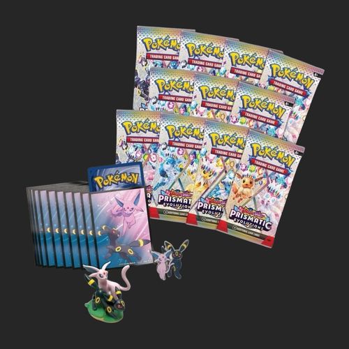 pokemon trading card game: prismatic evolutions premium figure collection Pokémon Prismatic Evolutions Premium Figure Collection