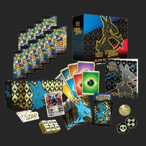 Pokmon Trading Card Game - Crown Zenith - Elite Trainer Box ETB Pokmon Trading Card Game - Crown Zenith - Elite Trainer Box ETB