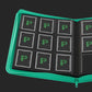 Palms Off Gaming -  Stealth 9 Pocket Zip Trading Card Binder - Turquoise Binder