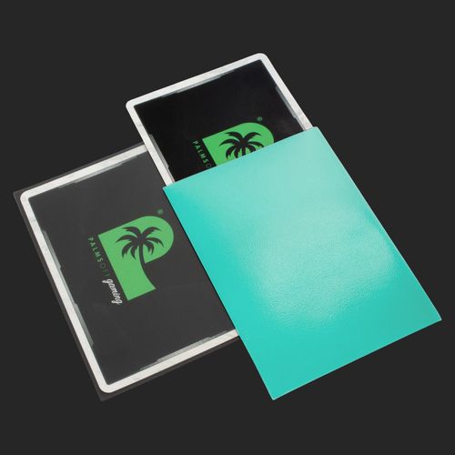 Palms Off Gaming - Blackout Deck Sleeves - Standard Size - Turquoise