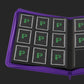 Palms Off Gaming -  Stealth 9 Pocket Zip Trading Card Binder - Purple Binder