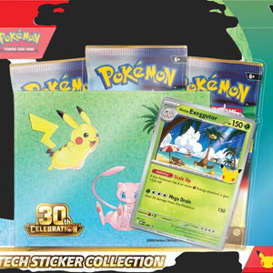 Pokémon Trading Card Game - 30th Celebration - Tech Sticker Collection [Assorted]