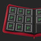 Palms Off Gaming -  Stealth 9 Pocket Zip Trading Card Binder - Red Binder