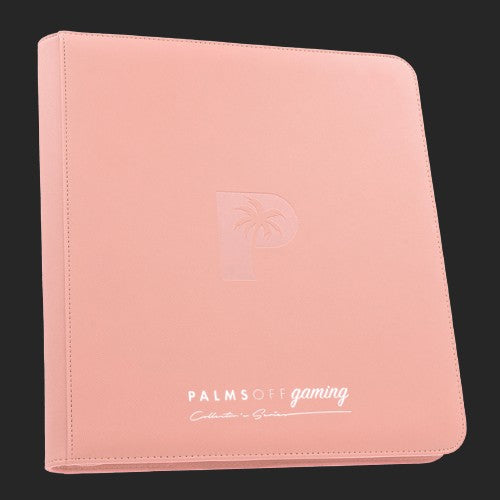 Palms Off Gaming - 12 Pocket Zip Trading Card Binder - Pink - TCGroupAU