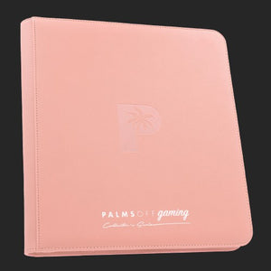 Palms Off Gaming - 12 Pocket Zip Trading Card Binder - Pink - TCGroupAU