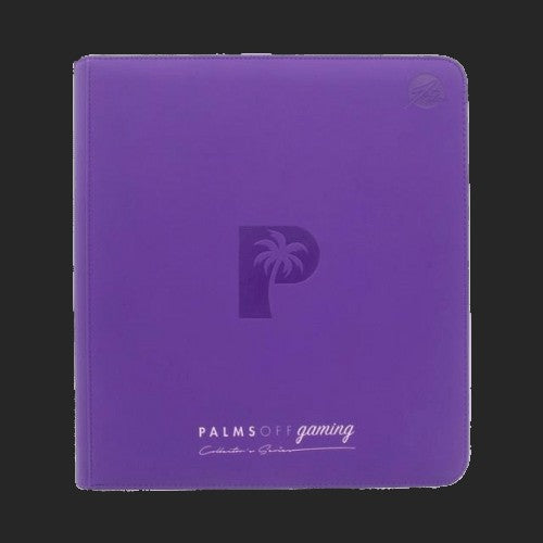 Palms Off Gaming - 12 Pocket Zip Trading Card Binder - Purple - TCGroupAU