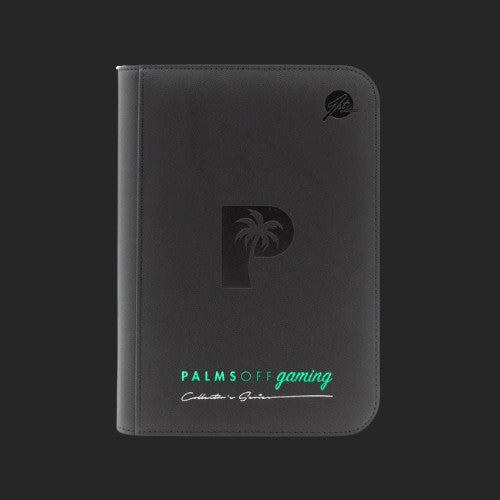 Palms Off Gaming - 4 Pocket Zip Trading Card Binder - Black - TCGroupAU