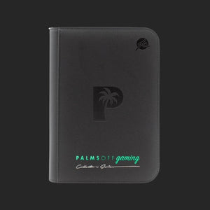 Palms Off Gaming - 4 Pocket Zip Trading Card Binder - Black - TCGroupAU