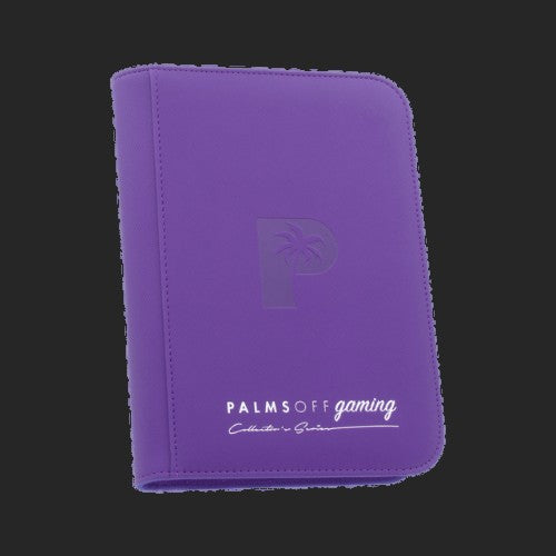 Palms Off Gaming - 4 Pocket Zip Trading Card Binder - Purple - TCGroupAU