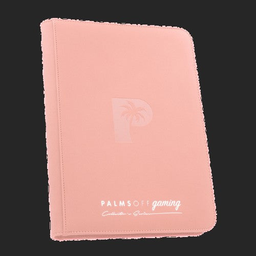 Palms Off Gaming - 9 Pocket Collectors Series Trading Card Binder - Pink - TCGroupAU