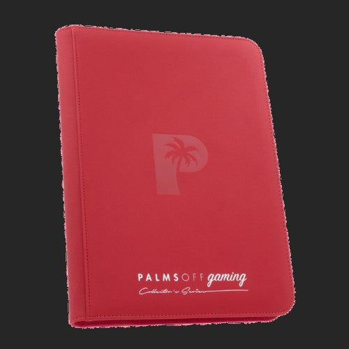 Palms Off Gaming - 9 Pocket Collectors Series Trading Card Binder - Red - TCGroupAU