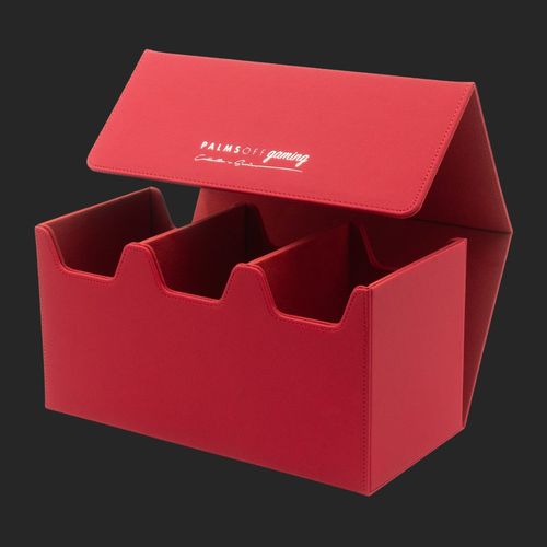 Palms Off Gaming - Collector's Series Graded Card Storage Case 2.0 - Large - Red - TCGroupAU