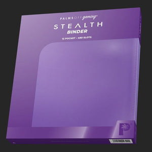 Palms Off Gaming - Stealth 12 Pocket Zip Trading Card Binder - Purple - TCGroupAU