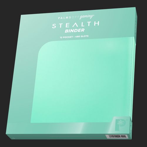 Palms Off Gaming - Stealth 12 Pocket Zip Trading Card Binder - Turquoise - TCGroupAU